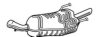 WALKER 23240 End Silencer
